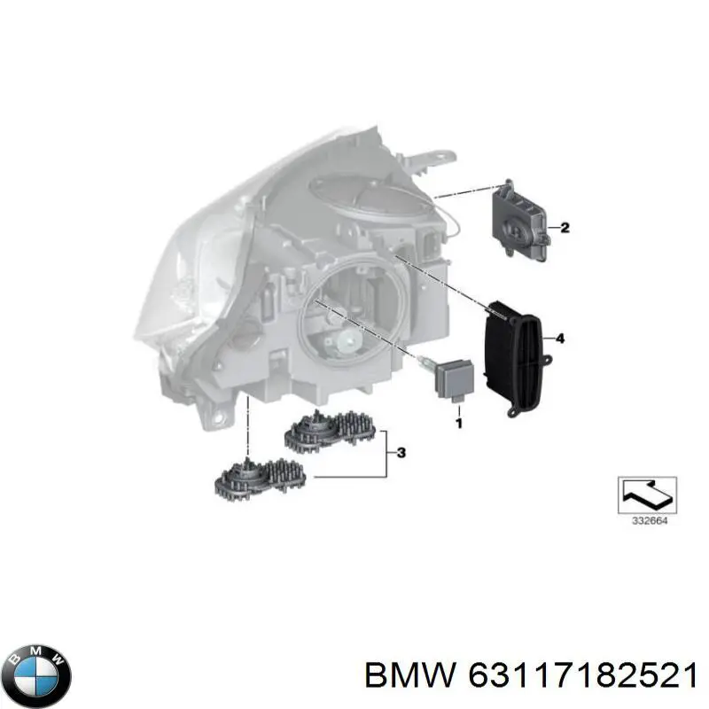 Kierunkowskaz prawy do BMW X5  F15, F85