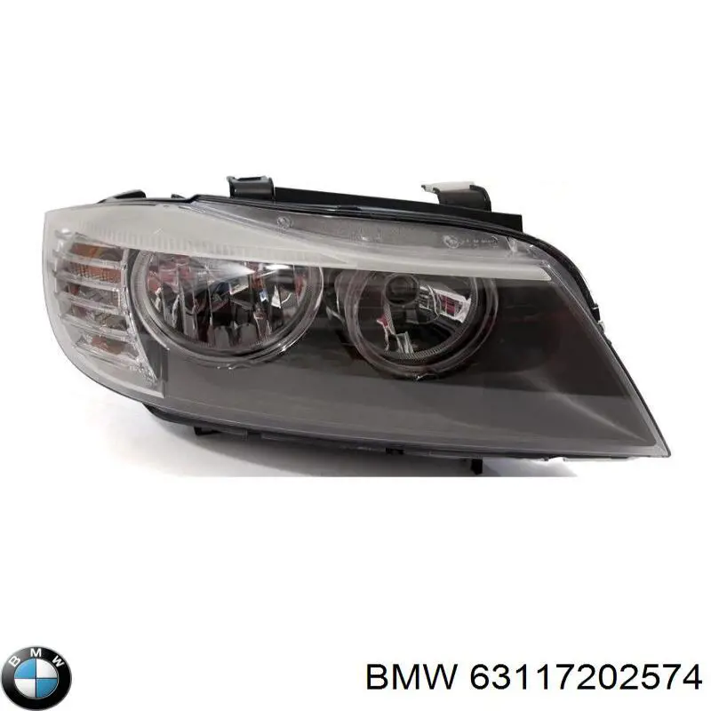 Reflektor prawy BMW 63117202574