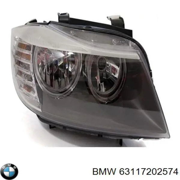 Reflektor prawy 63117202574 BMW