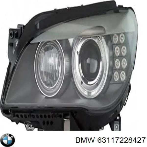 Do koszyka 63117228427 BMW Reflektor lewy