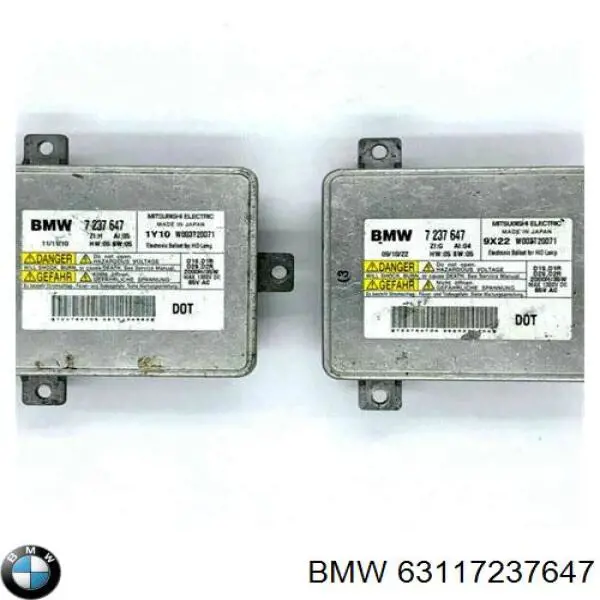 Do koszyka 63117237647 BMW Ksenon, sterownik