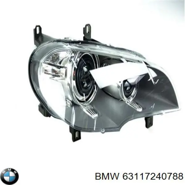 Do koszyka 63117240788 BMW Reflektor prawy
