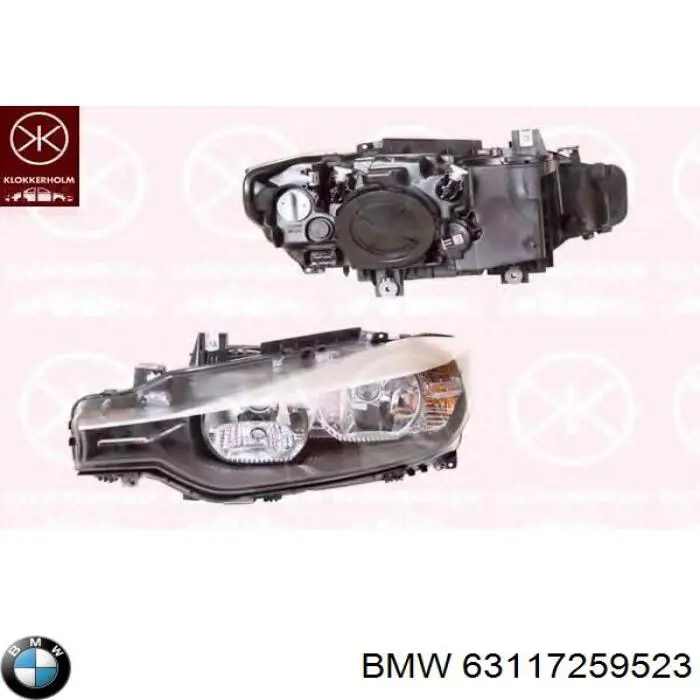 Reflektor lewy 63117259523 BMW