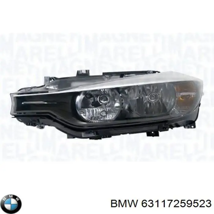 Do koszyka 63117259523 BMW Reflektor lewy