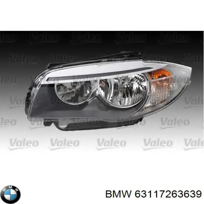63117263639 BMW Reflektor lewy
