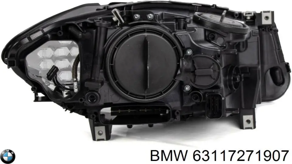 Do koszyka 63117271907 BMW Reflektor lewy