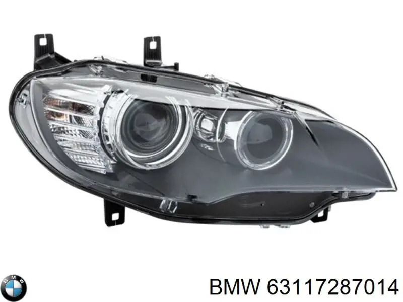 Reflektor prawy BMW 63117287014 cena, od 2621,88 USD