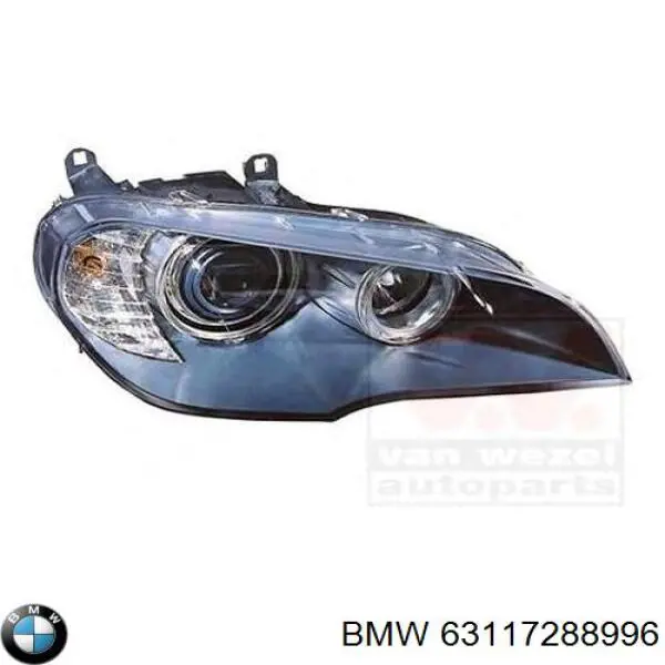 63117288996 BMW Reflektor prawy