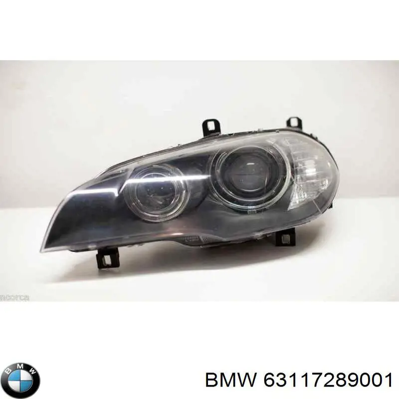 Do koszyka 63117289001 BMW Reflektor lewy