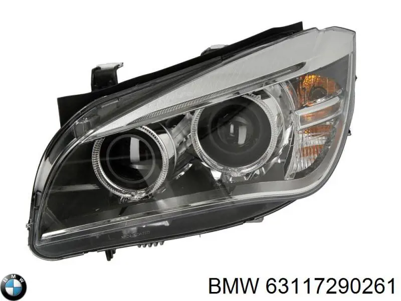 63117290261 BMW Reflektor lewy