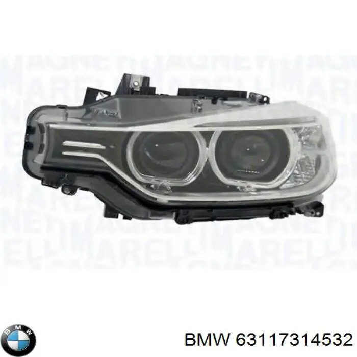 Reflektor prawy 63117314532 BMW
