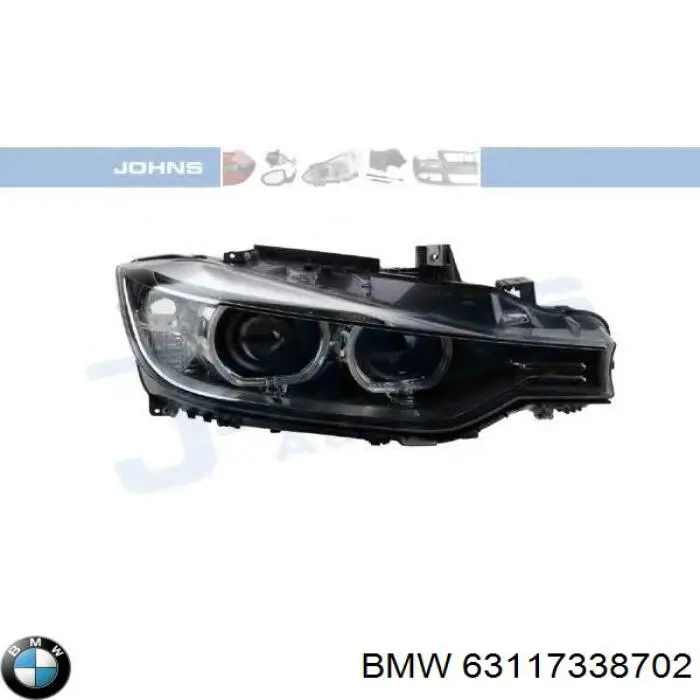 63117338702 BMW Reflektor prawy