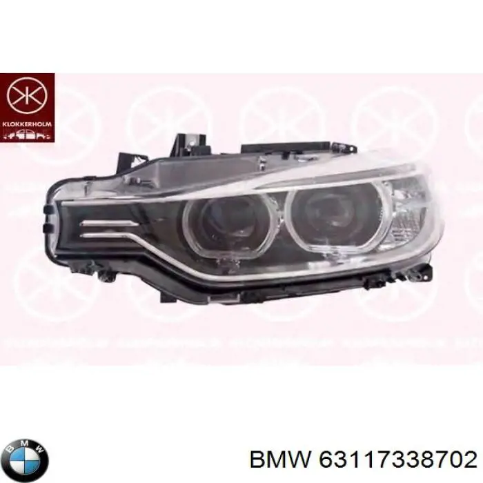 Do koszyka 63117338702 BMW Reflektor prawy