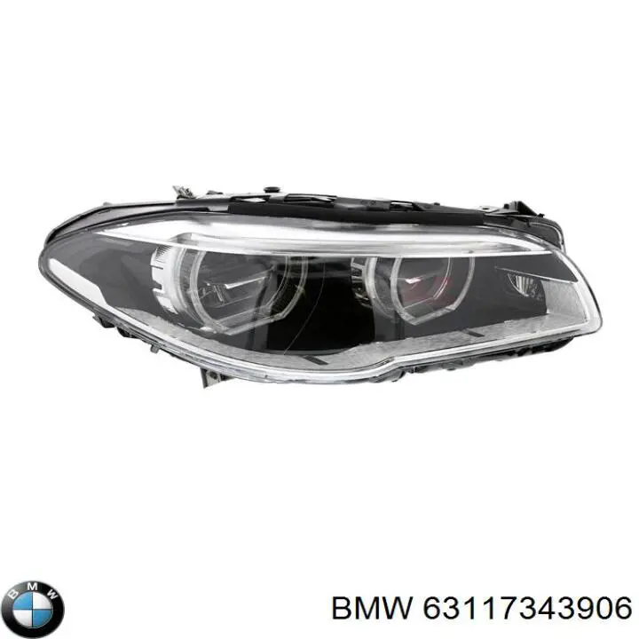 63117343906 BMW Reflektor prawy