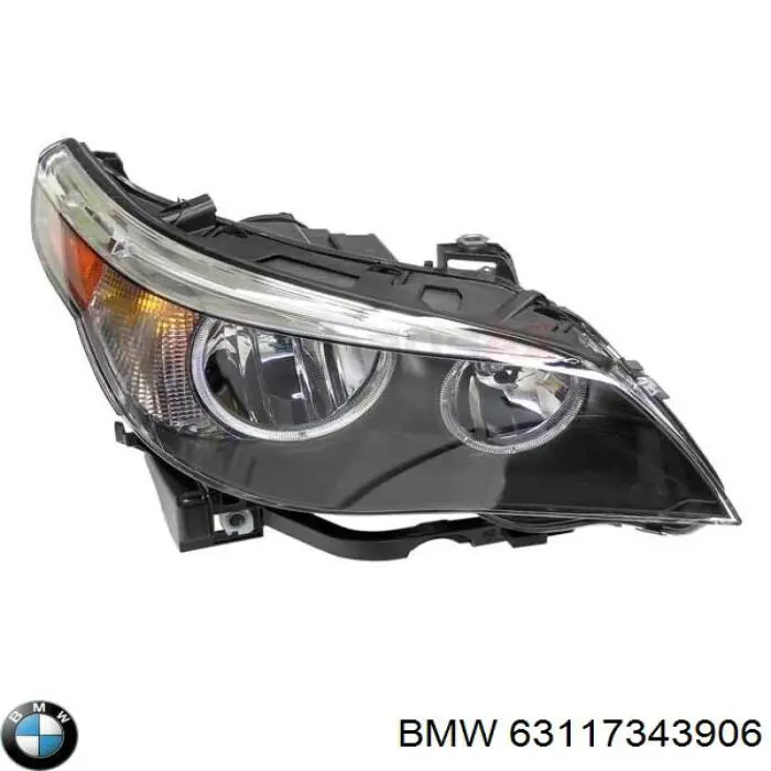 Do koszyka 63117343906 BMW Reflektor prawy