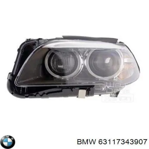 Reflektor lewy BMW 63117343907 cena, od 1866,06 USD