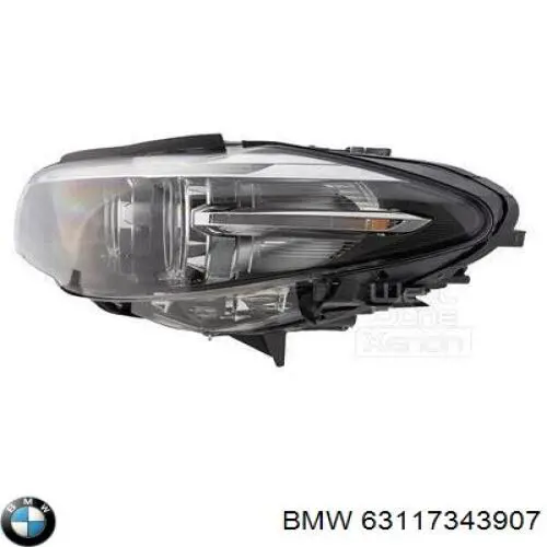Reflektor lewy BMW 63117343907 cena, od 1866,06 USD