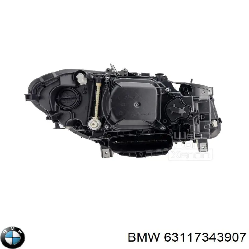 Reflektor lewy BMW 63117343907