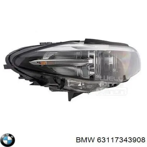 Reflektor prawy BMW 63117343908 cena, od 535,85 USD