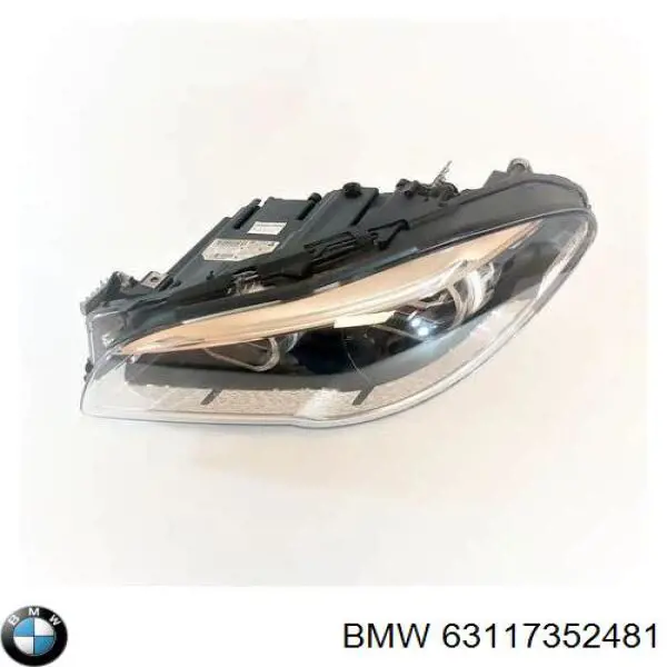 Do koszyka 63117352481 BMW Reflektor lewy