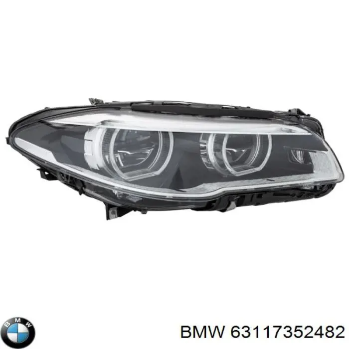 63117352482 BMW Reflektor prawy