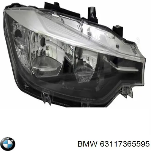 Reflektor lewy BMW 63117365595 cena, od 434,37 USD