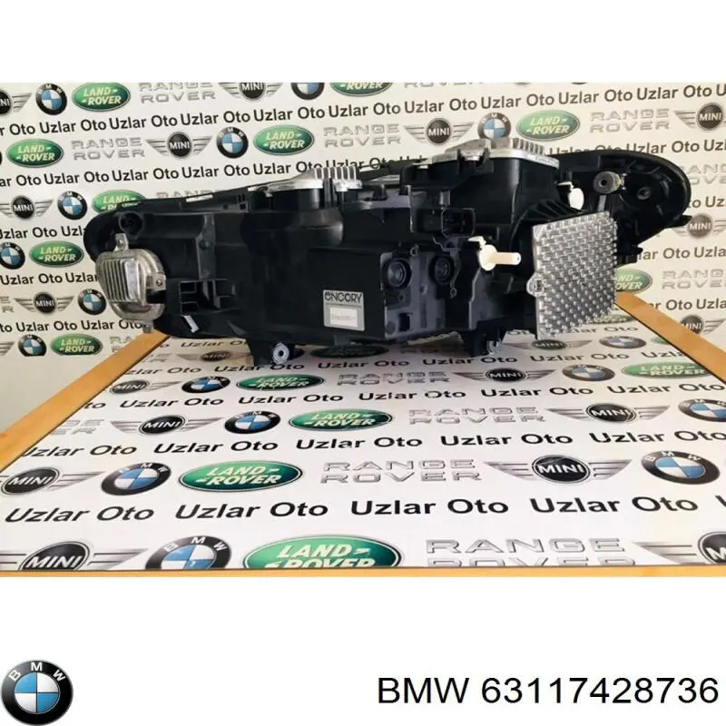 Reflektor prawy BMW 63117428736 cena, od 1300,72 USD