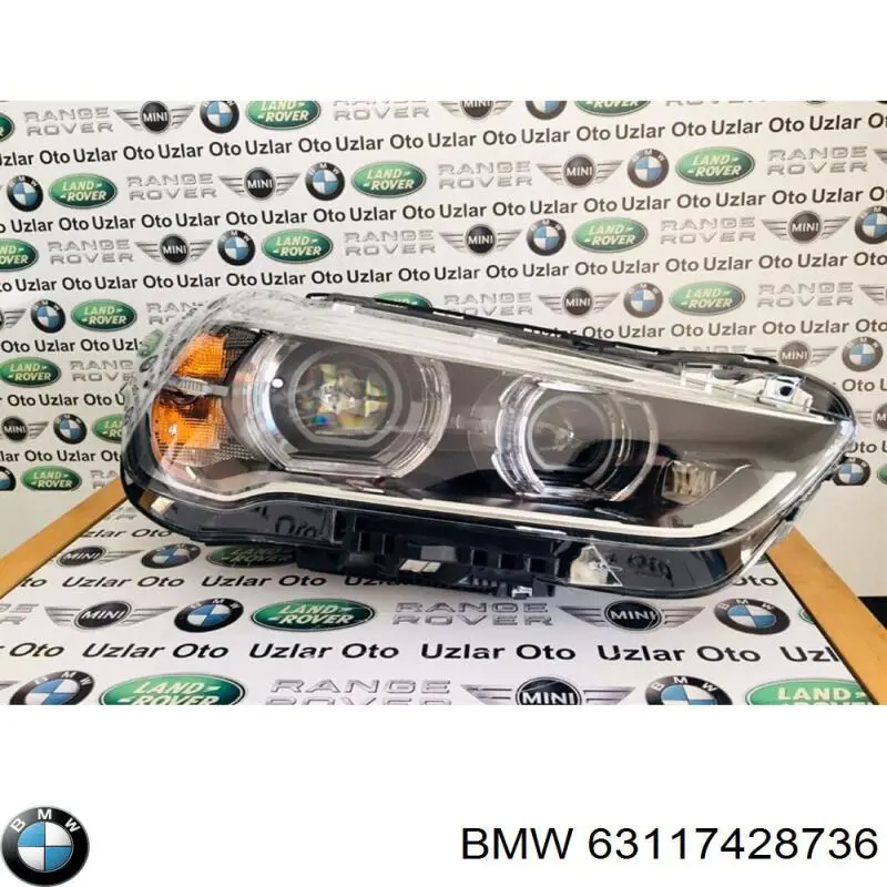 Do koszyka 63117428736 BMW Reflektor prawy