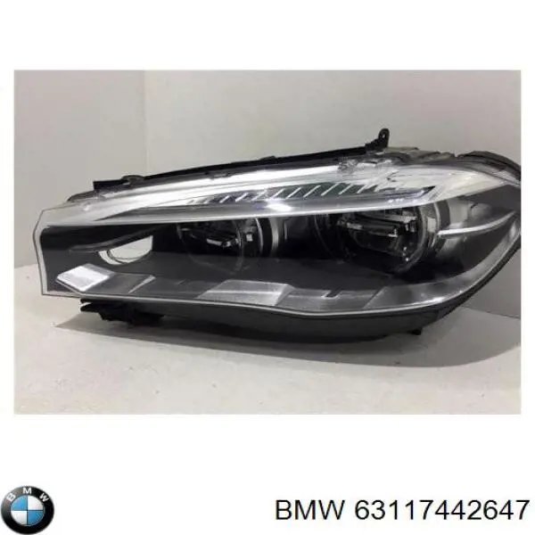 Reflektor lewy BMW 63117442647 cena, od 4088,90 USD
