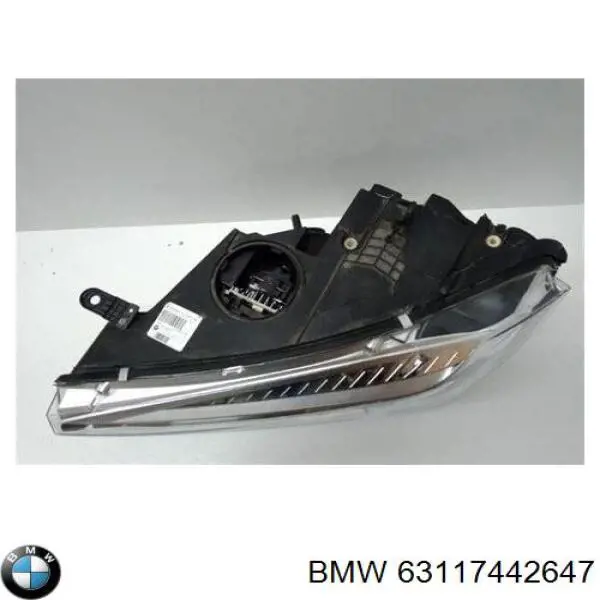 Do koszyka 63117442647 BMW Reflektor lewy