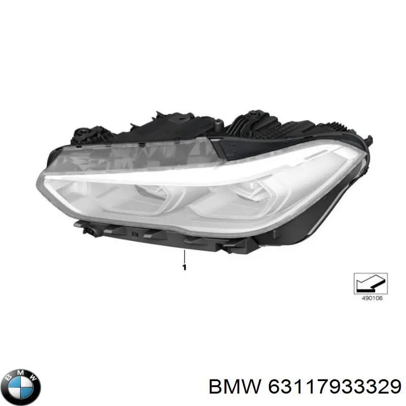 Reflektor lewy BMW X5 SUV (G05, F95) (2018 - 2026) cena, od 1089,87 USD