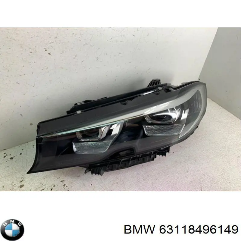 63118496149 BMW Reflektor lewy