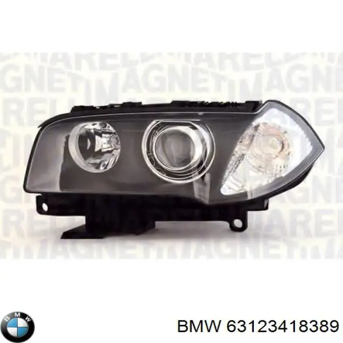 63123418389 BMW Reflektor lewy