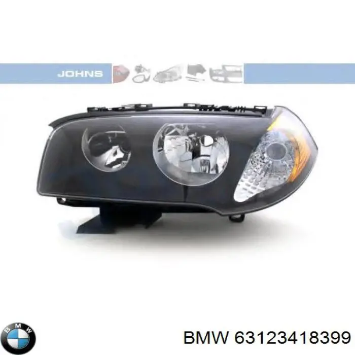 Reflektor lewy BMW 63123418399 cena, od 263,16 USD