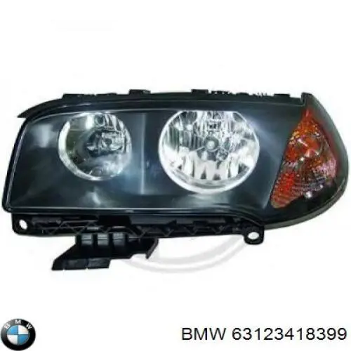 Do koszyka 63123418399 BMW Reflektor lewy