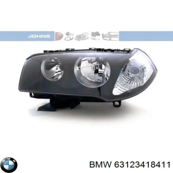 Reflektor lewy BMW 63123418411 cena, od 185,76 USD