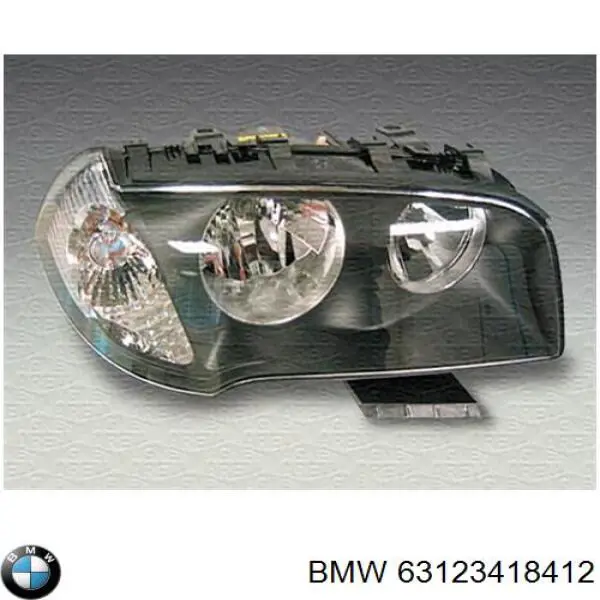 63123418412 BMW Reflektor prawy