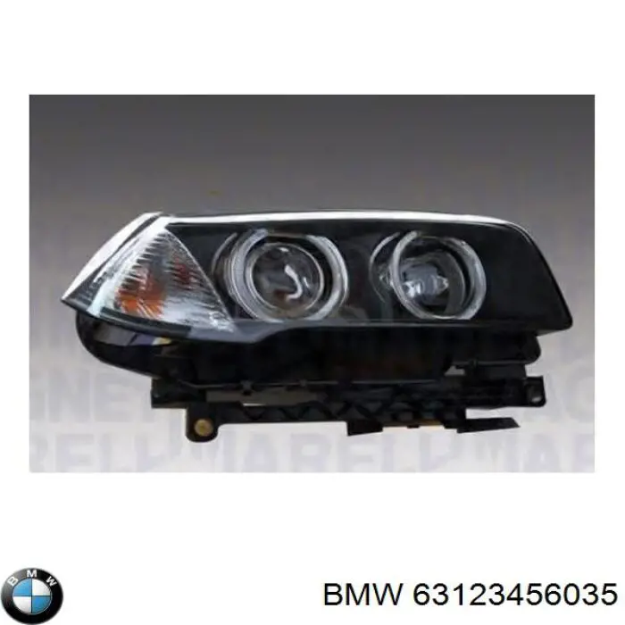 63123456035 BMW Reflektor lewy
