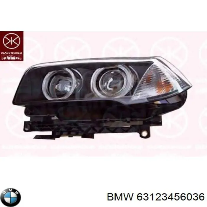 63123456036 BMW Reflektor prawy