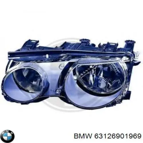 Reflektor lewy BMW 63126901969 cena, od 85,13 USD