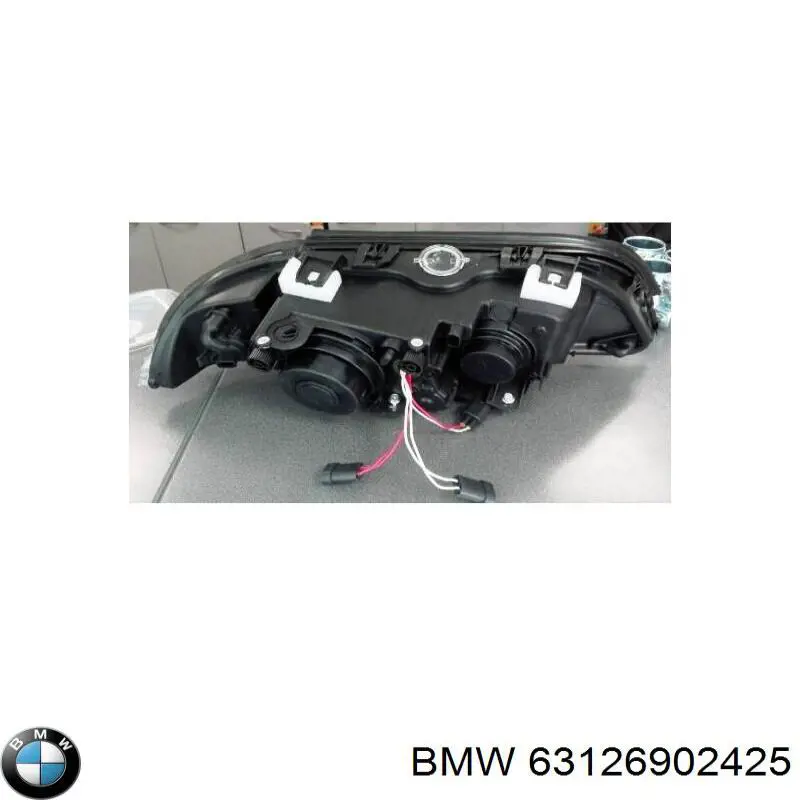 Do koszyka 63126902425 BMW Reflektor lewy