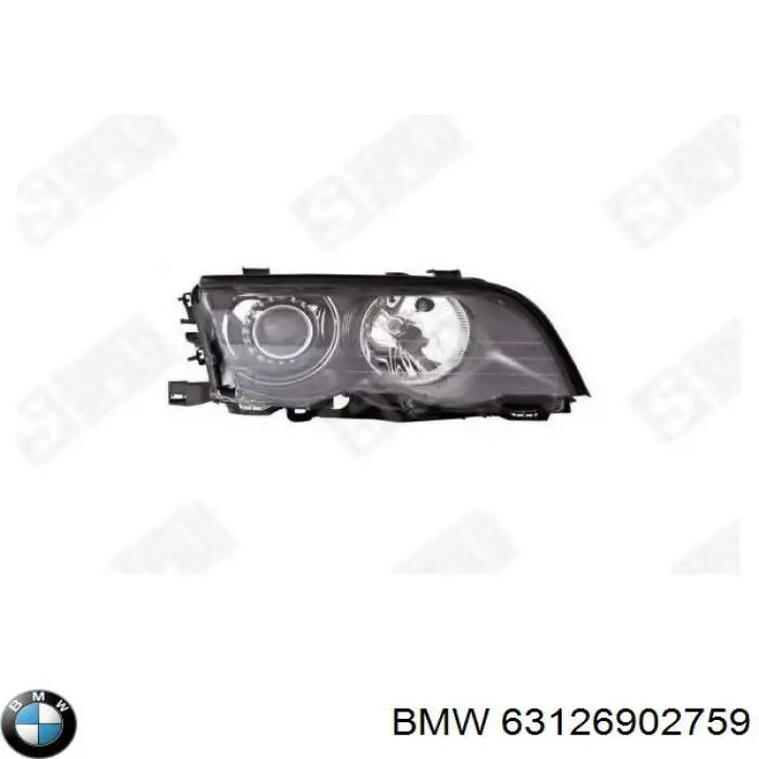 Do koszyka 63126902759 BMW Reflektor lewy