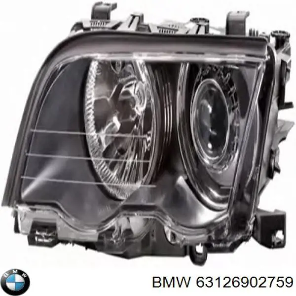 63126902759 BMW Reflektor lewy