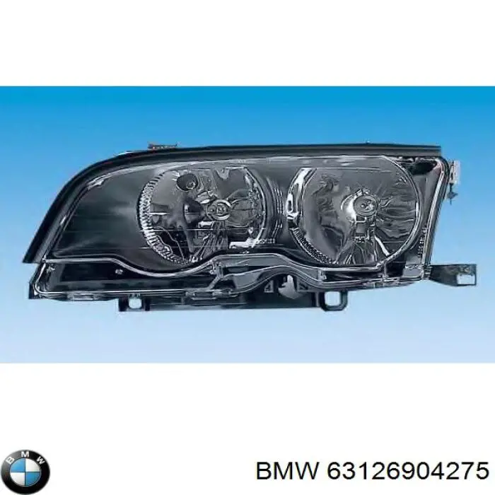 Do koszyka 63126904275 BMW Reflektor lewy