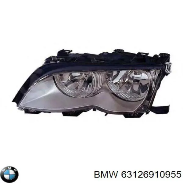 63126910955 BMW Reflektor lewy