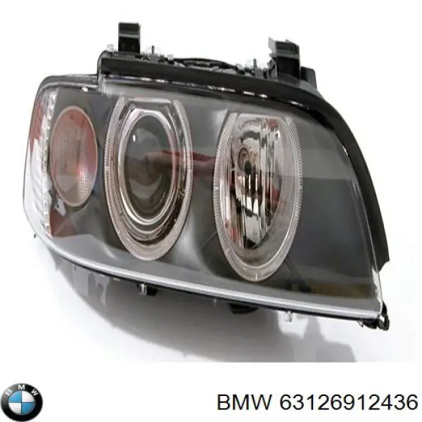 Do koszyka 63126912436 BMW Reflektor prawy