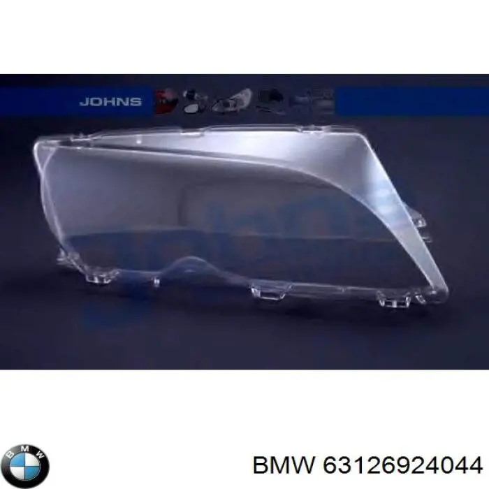 63126924044 BMW Szkło reflektora prawego