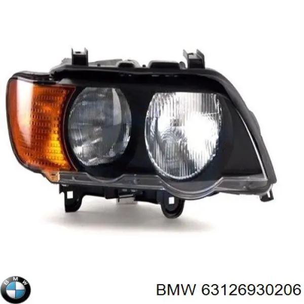 63126930206 BMW reflektor prawy