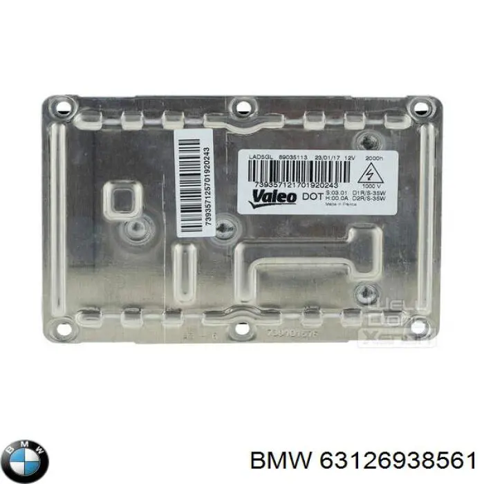 Do koszyka 63126938561 BMW Ksenon, sterownik