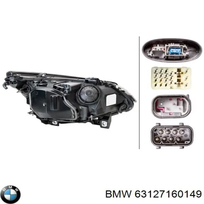 Reflektor lewy BMW 63127160149 cena, od 1180,68 USD
